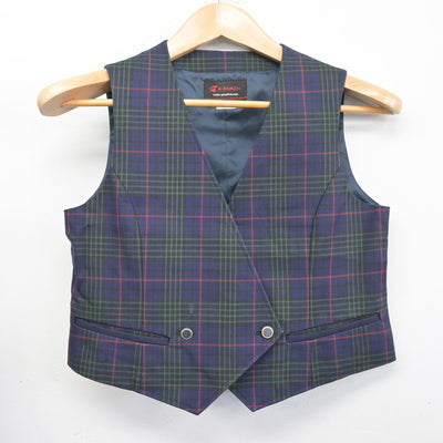 【中古】北海道 上野幌中学校 女子制服 3点 (ブレザー・ベスト) sf103514