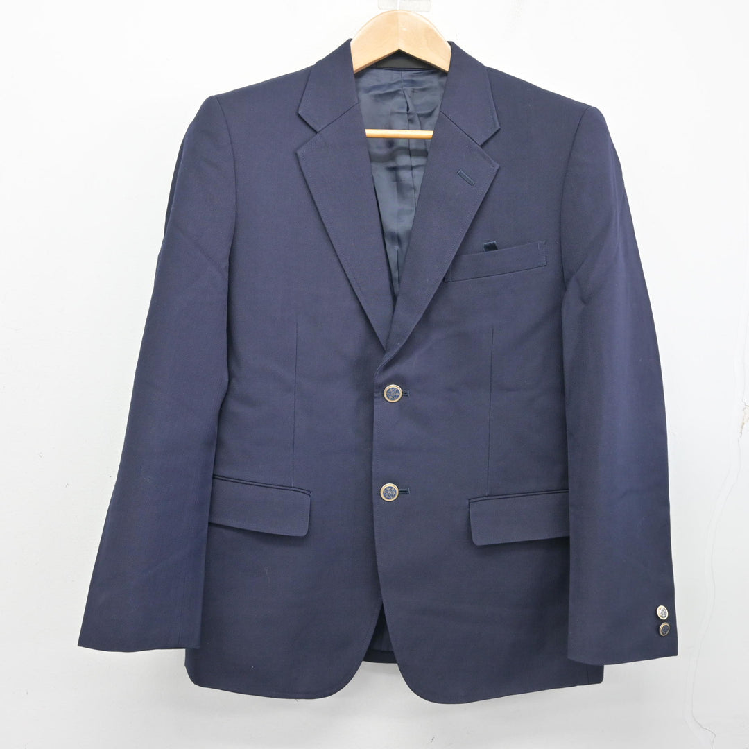 中古】北海道 上野幌中学校 男子制服 3点 (ブレザー・ズボン) sf103515