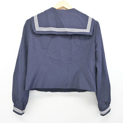 【中古】埼玉県 長野中学校 女子制服 3点 (セーラー服・スカート) sf103516