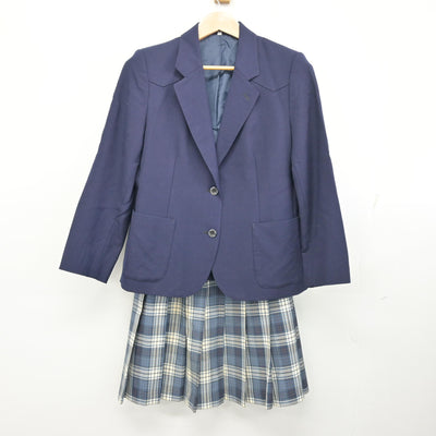 【中古】宮城県 泉館山高等学校 女子制服 3点 (ブレザー・スカート・スカート) sf103523