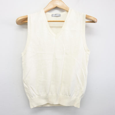 【中古】兵庫県 夙川高等学校 女子制服 3点 (ニットベスト・スカート) sf103526