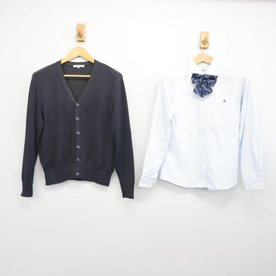 【中古】千葉県 昭和学院高等学校 女子制服 3点 (ニット・シャツ) sf103534