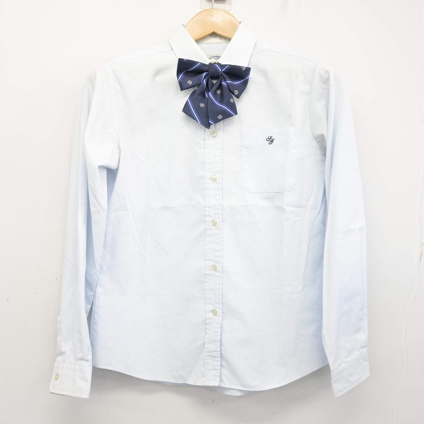 【中古】千葉県 昭和学院高等学校 女子制服 3点 (ニット・シャツ) sf103534