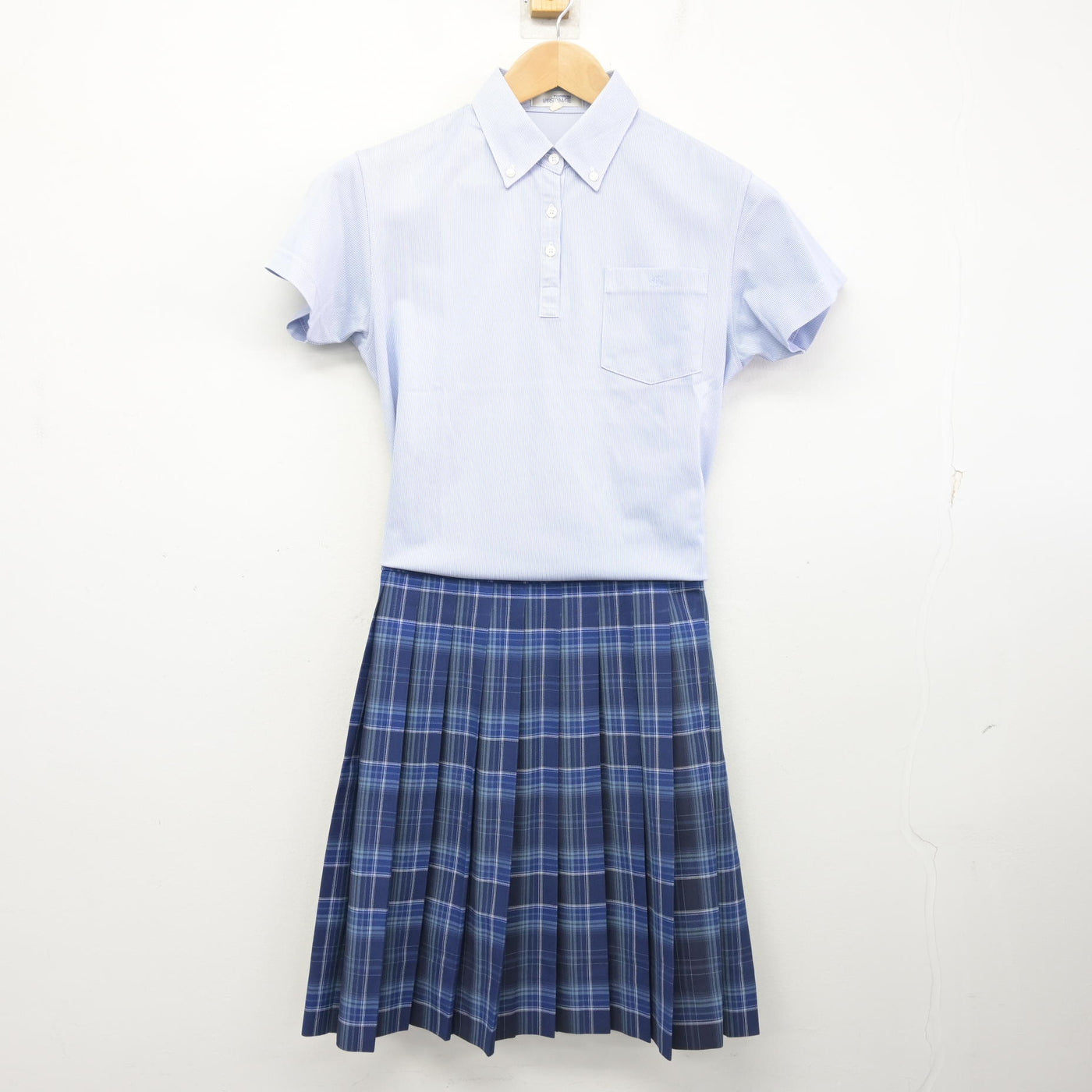 【中古】千葉県 昭和学院高等学校 女子制服 3点 (シャツ・スカート) sf103535