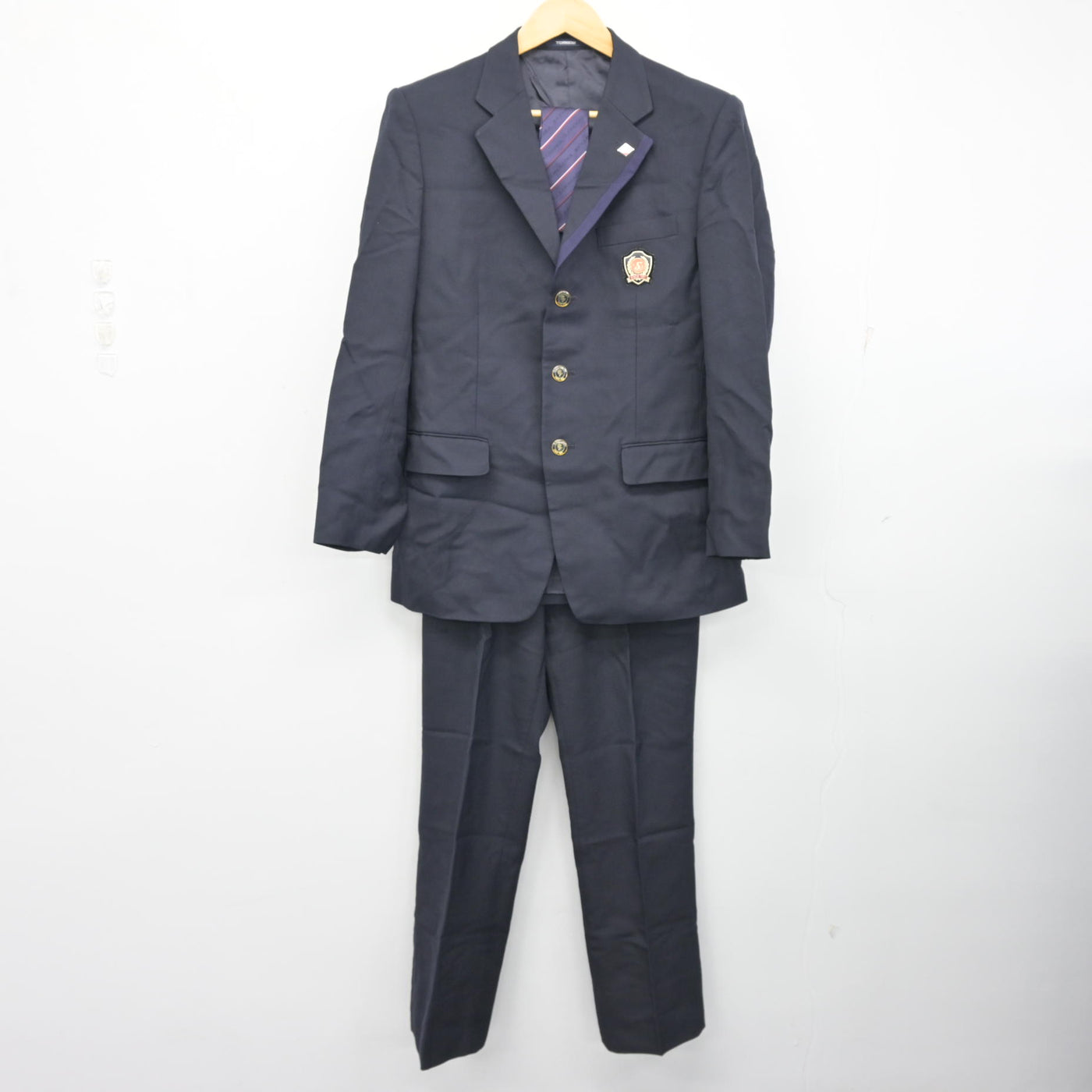 【中古】埼玉県 狭山ヶ丘高等学校 男子制服 4点 (ブレザー・ズボン) sf103553
