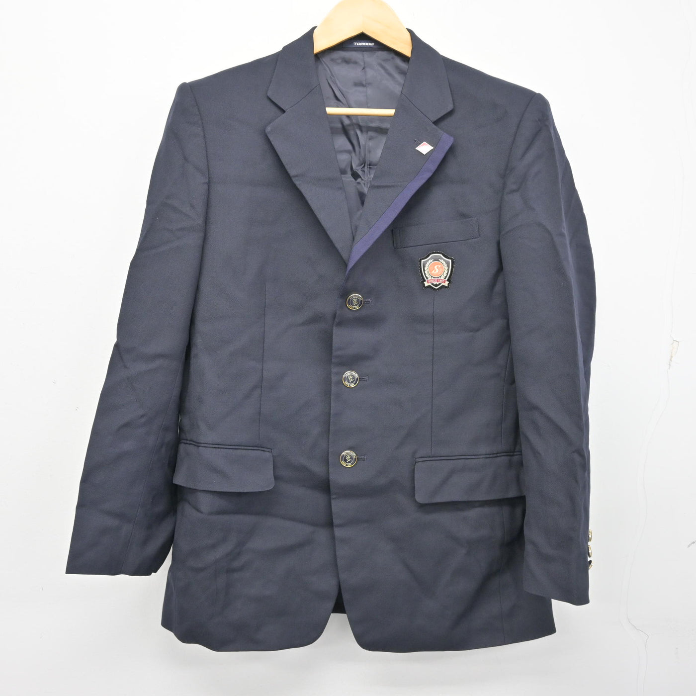 【中古】埼玉県 狭山ヶ丘高等学校 男子制服 4点 (ブレザー・ズボン) sf103553
