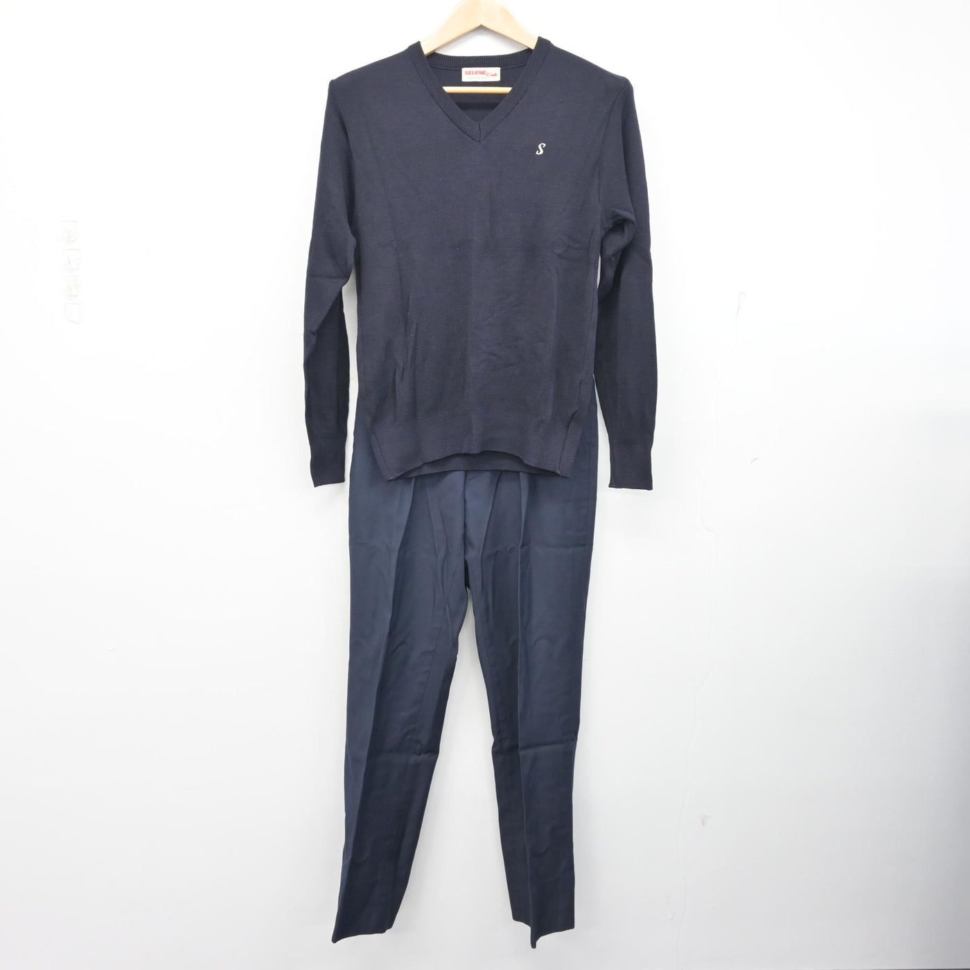 【中古】埼玉県 狭山ヶ丘高等学校 男子制服 2点 (ニット・ズボン) sf103554