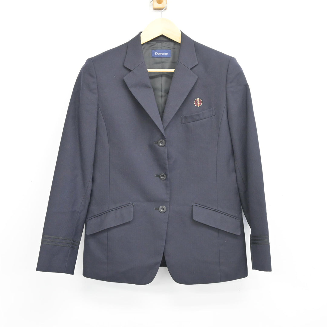中古】香川県 大手前丸亀中学・高等学校 女子制服 3点 (ブレザー