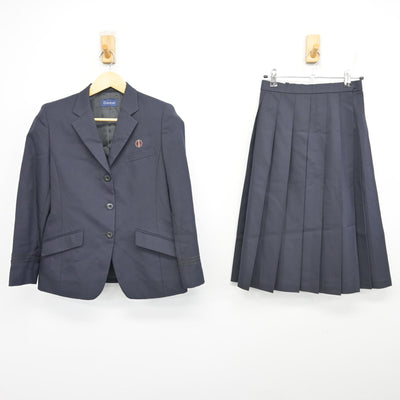 【中古】香川県 大手前丸亀中学・高等学校 女子制服 2点 (ブレザー・スカート) sf103565