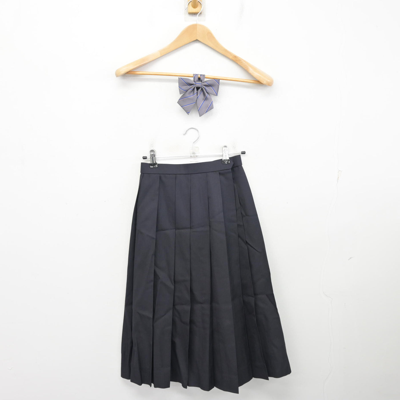 【中古】香川県 大手前丸亀中学・高等学校 女子制服 2点 (スカート) sf103566