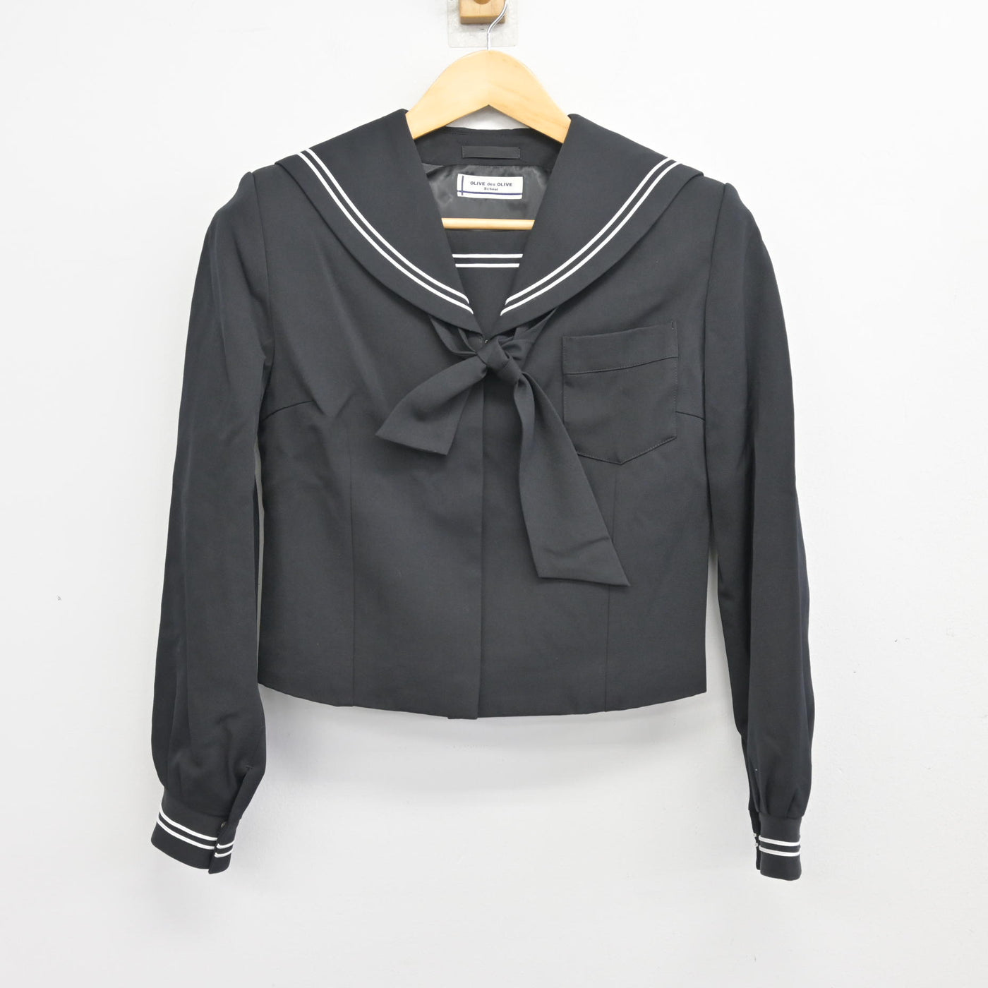 【中古】群馬県 桐生女子高等学校 女子制服 3点 (セーラー服・スカート) sf103568