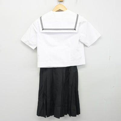 【中古】群馬県 桐生女子高等学校 女子制服 2点 (セーラー服・スカート) sf103569
