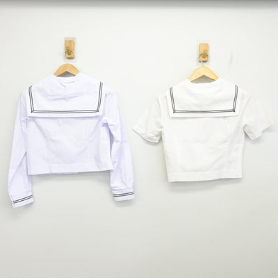 【中古】群馬県 桐生女子高等学校 女子制服 3点 (セーラー服・セーラー服) sf103570