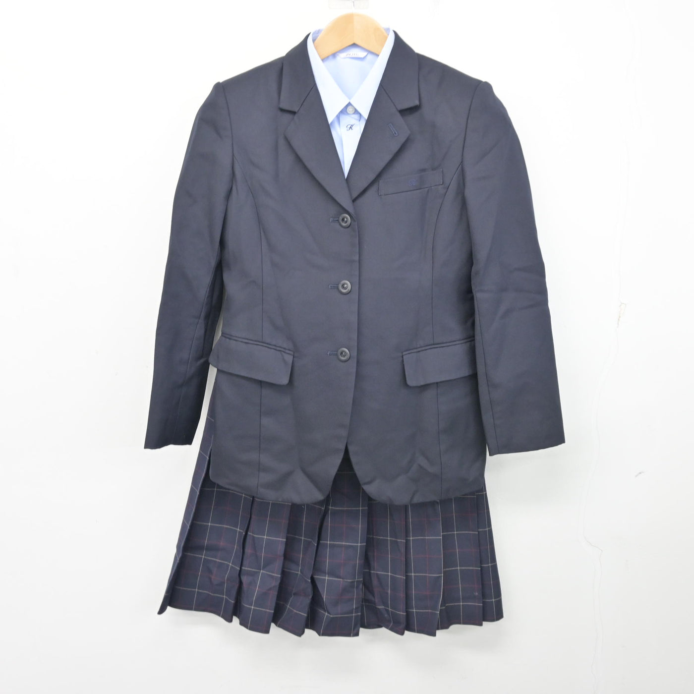 【中古】東京都 吉祥女子中学・高等学校 女子制服 3点 (ブレザー・シャツ・スカート) sf103571