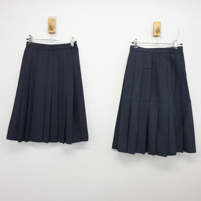 【中古】静岡県 磐田市立神明中学校 女子制服 4点 (セーラー服・スカート・スカート) sf103578