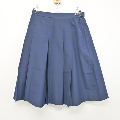 【中古】静岡県 静岡県立小山高等学校 女子制服 2点 (ベスト・スカート) sf103582