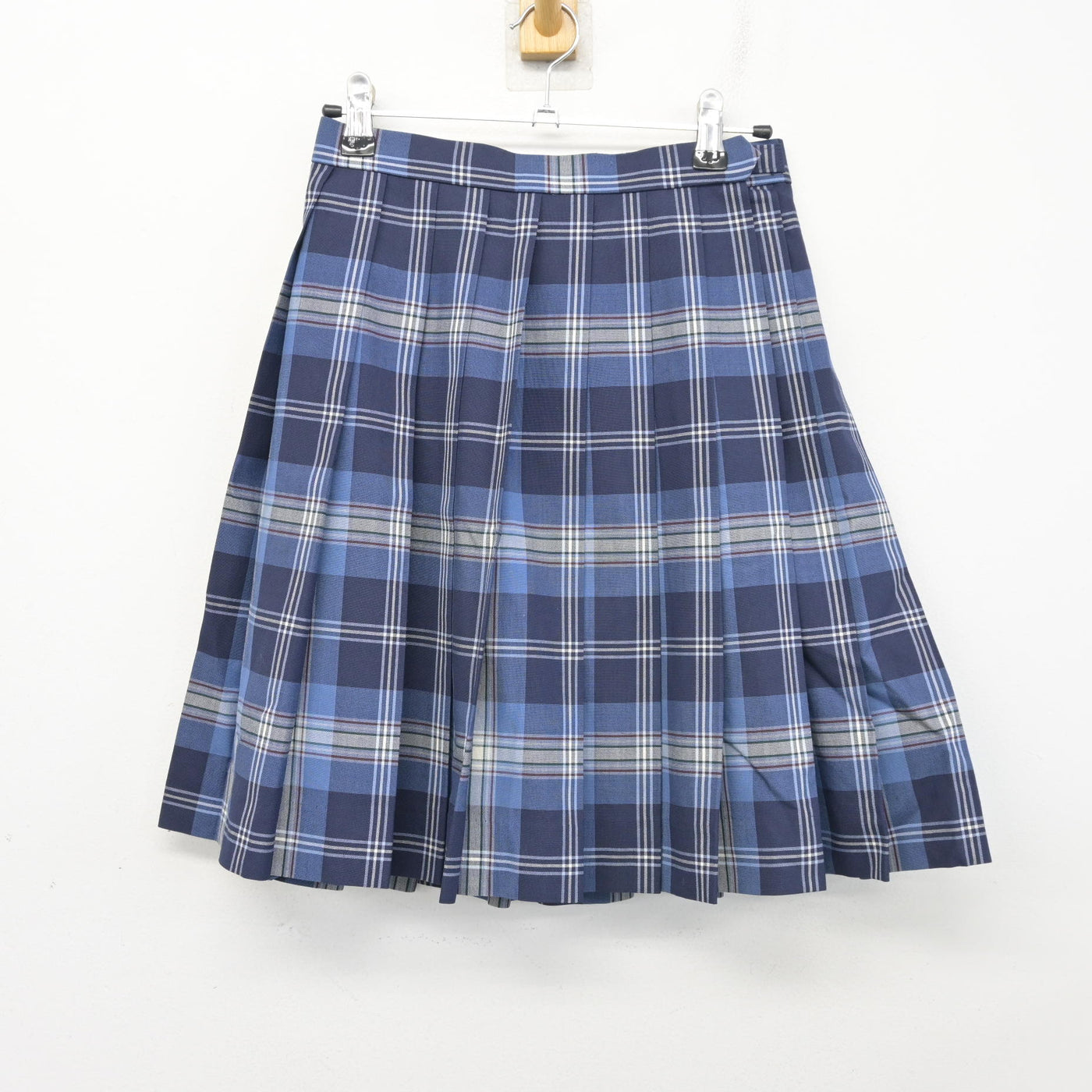 【中古】千葉県 木更津総合高等学校 女子制服 4点 (ニットベスト・シャツ・スカート) sf103586