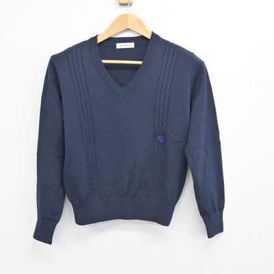【中古】千葉県 木更津総合高等学校 女子制服 3点 (ニット・ニットベスト) sf103587