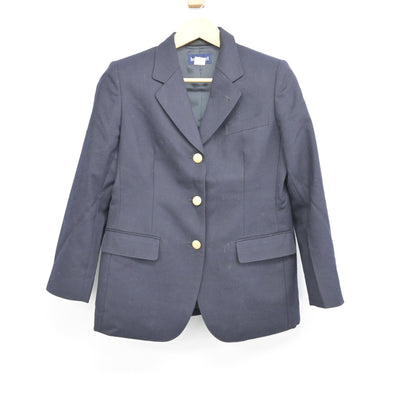 【中古】福島県 会津学鳳高等学校 女子制服 5点 (ブレザー・スカート) sf103591