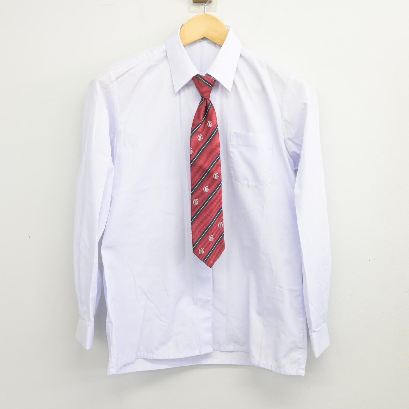 【中古】福島県 会津学鳳高等学校 女子制服 3点 (シャツ・スカート) sf103592