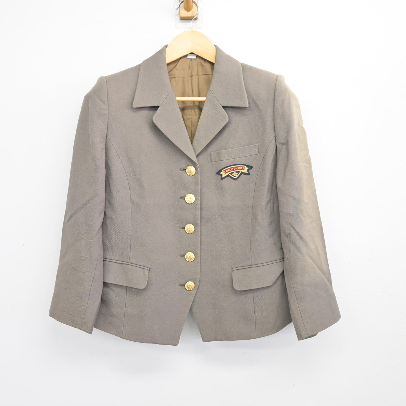 【中古】大阪府 関西大倉中学校・高等学校/旧制服 女子制服 3点 (ブレザー・スカート) sf103595