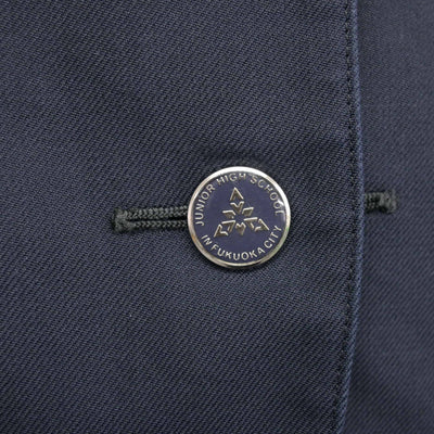 【中古】福岡県 福岡市内中学標準服 女子制服 4点 (ブレザー・シャツ・スカート) sf103605