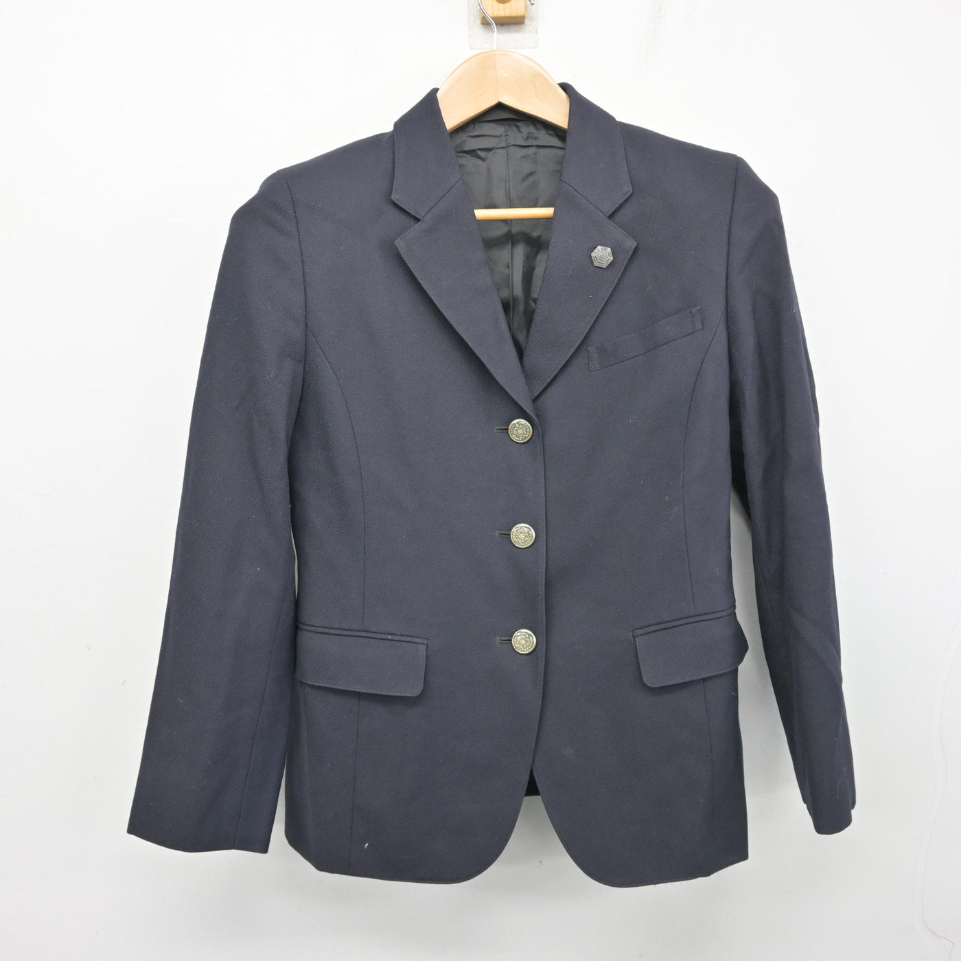 【中古】東京都 雪谷高等学校 女子制服 5点 (ブレザー・スカート) sf103613