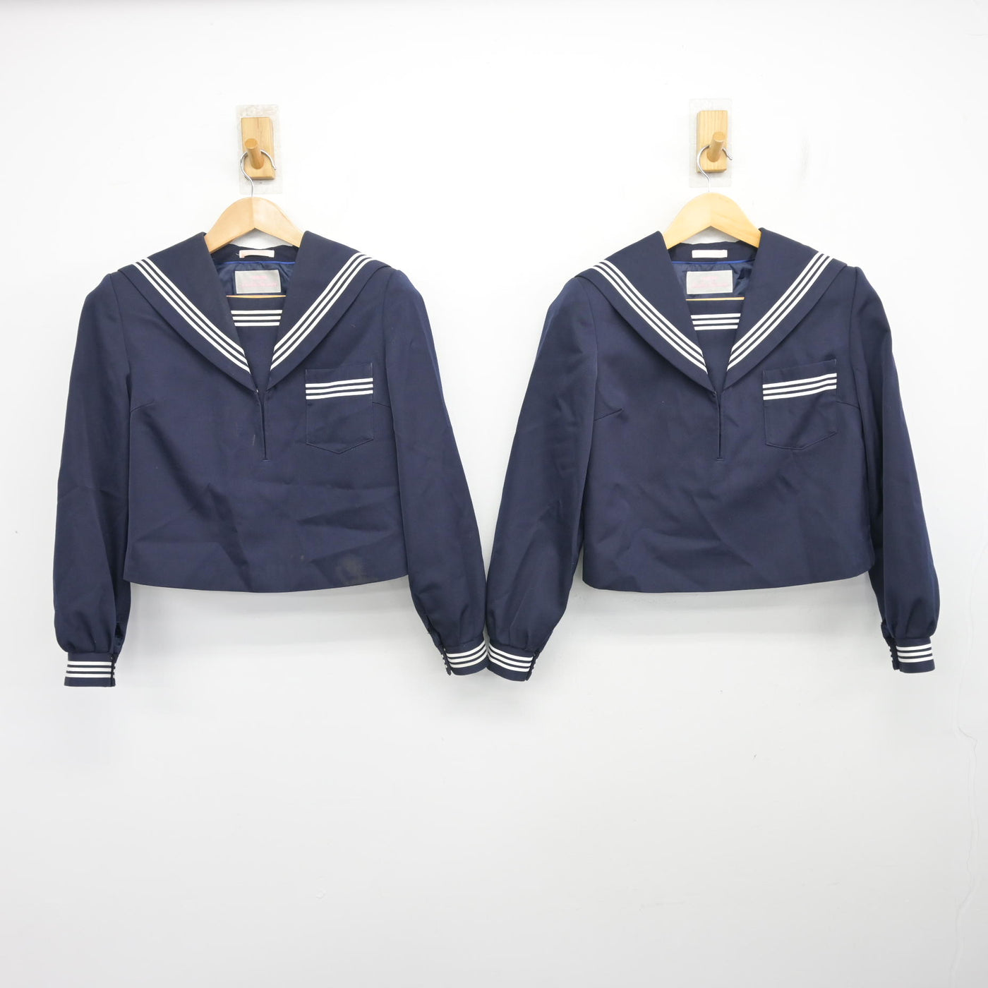 【中古】山口県 柳井高等学校 女子制服 2点 (セーラー服) sf103615