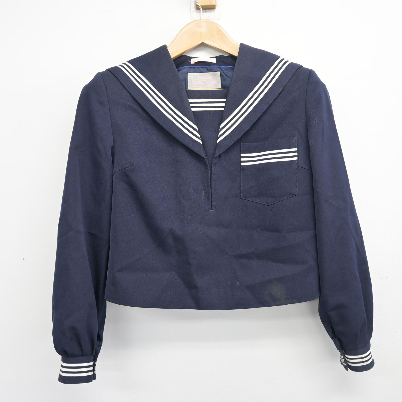 【中古】山口県 柳井高等学校 女子制服 2点 (セーラー服) sf103615