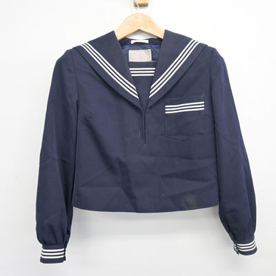 【中古】山口県 柳井高等学校 女子制服 2点 (セーラー服) sf103615