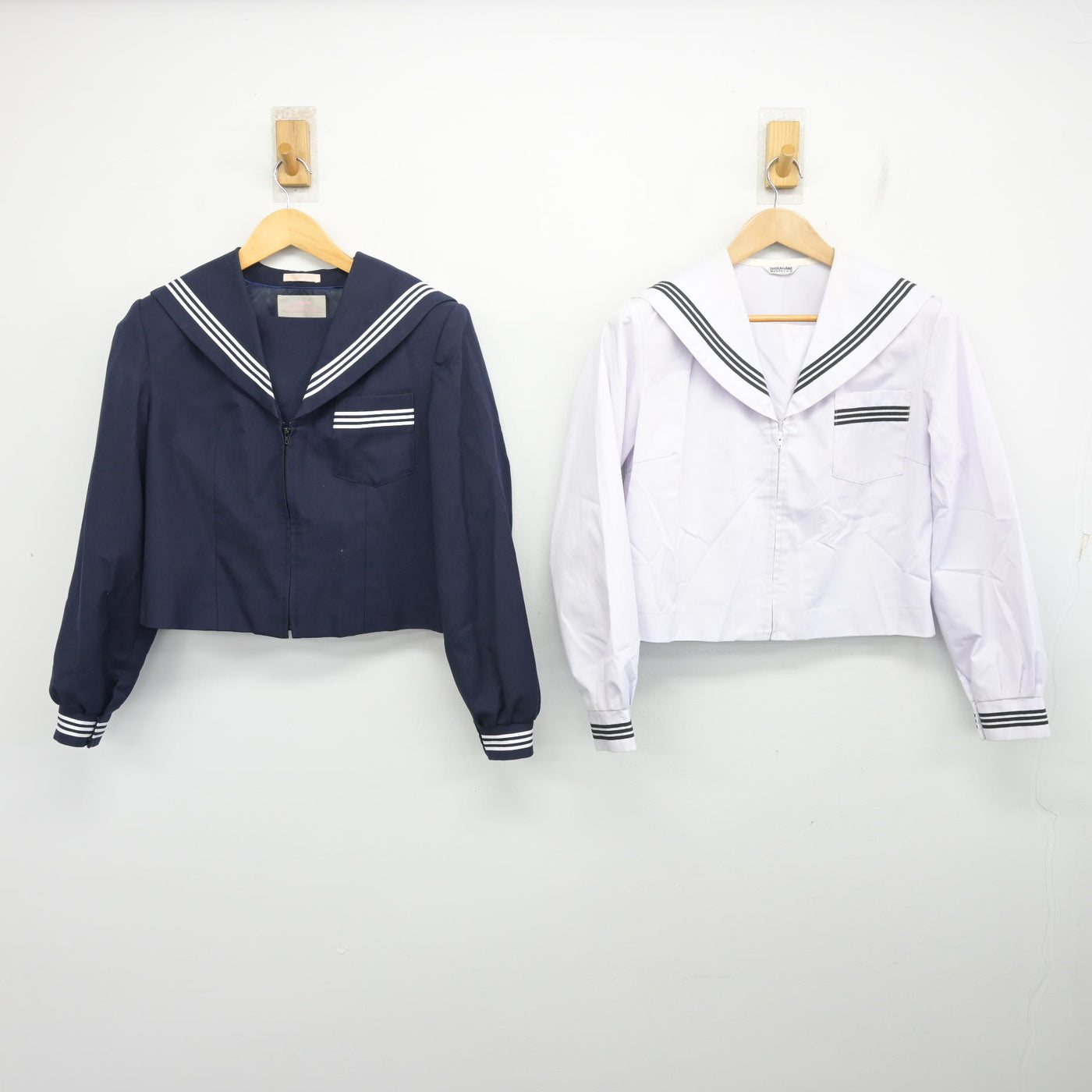 【中古】山口県 柳井高等学校 女子制服 2点 (セーラー服・セーラー服) sf103616