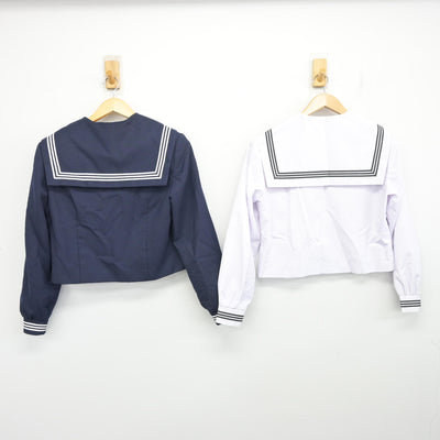 【中古】山口県 柳井高等学校 女子制服 2点 (セーラー服・セーラー服) sf103616