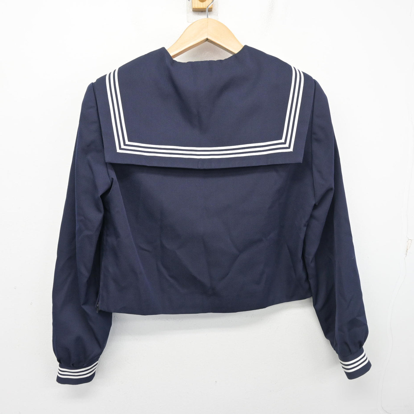 【中古】山口県 柳井高等学校 女子制服 3点 (セーラー服・スカート) sf103617