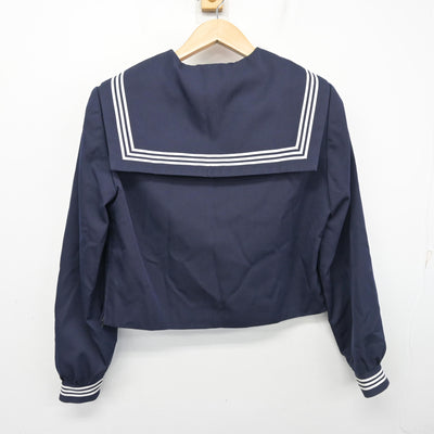 【中古】山口県 柳井高等学校 女子制服 3点 (セーラー服・スカート) sf103617