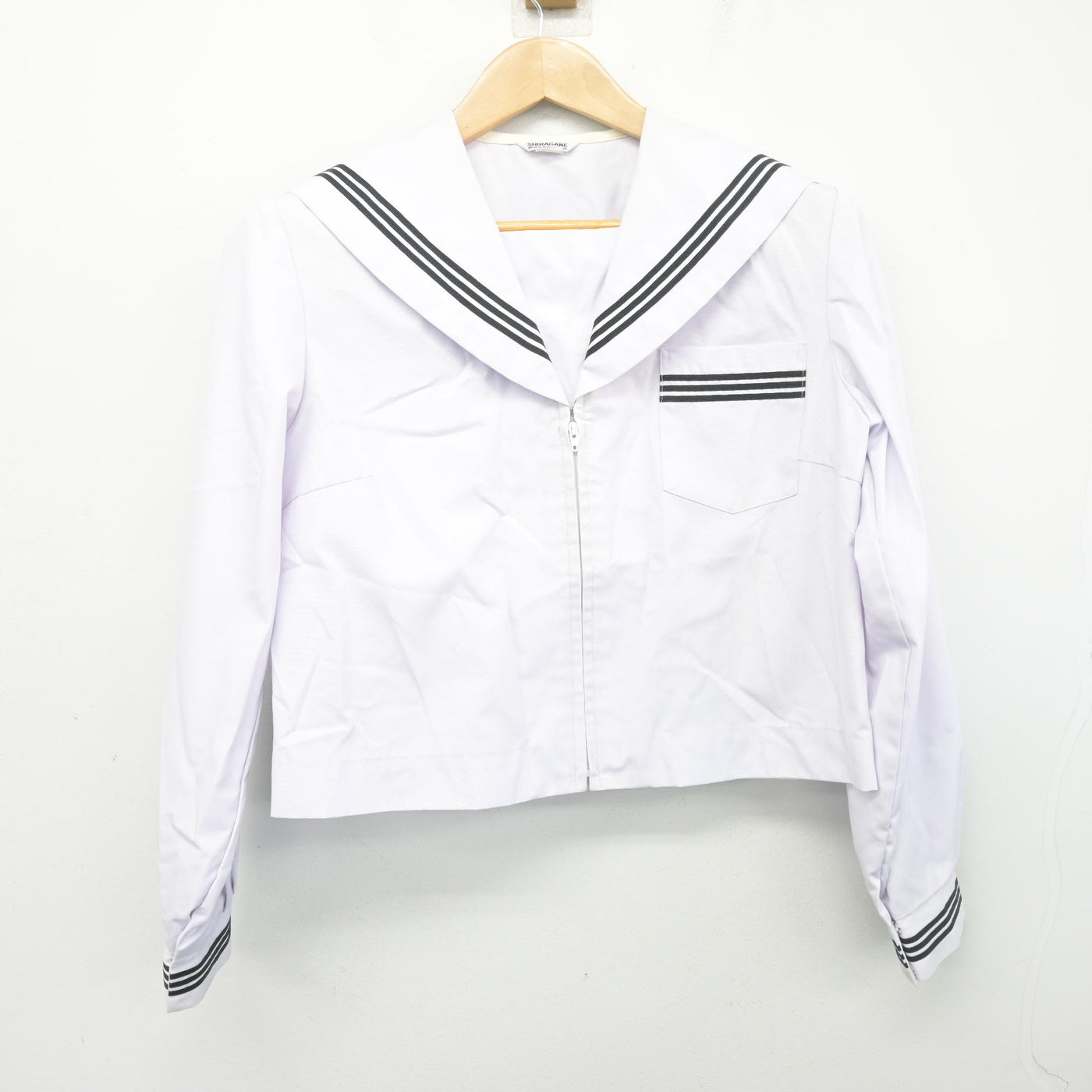 【中古】山口県 柳井高等学校 女子制服 2点 (セーラー服・スカート) sf103618