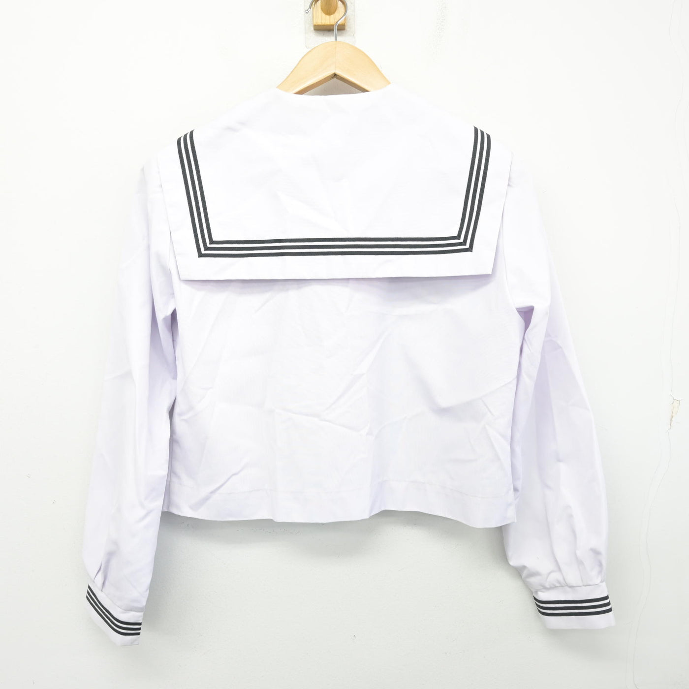 【中古】山口県 柳井高等学校 女子制服 2点 (セーラー服・スカート) sf103618