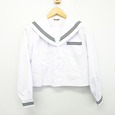 【中古】山口県 柳井高等学校 女子制服 2点 (セーラー服・スカート) sf103619