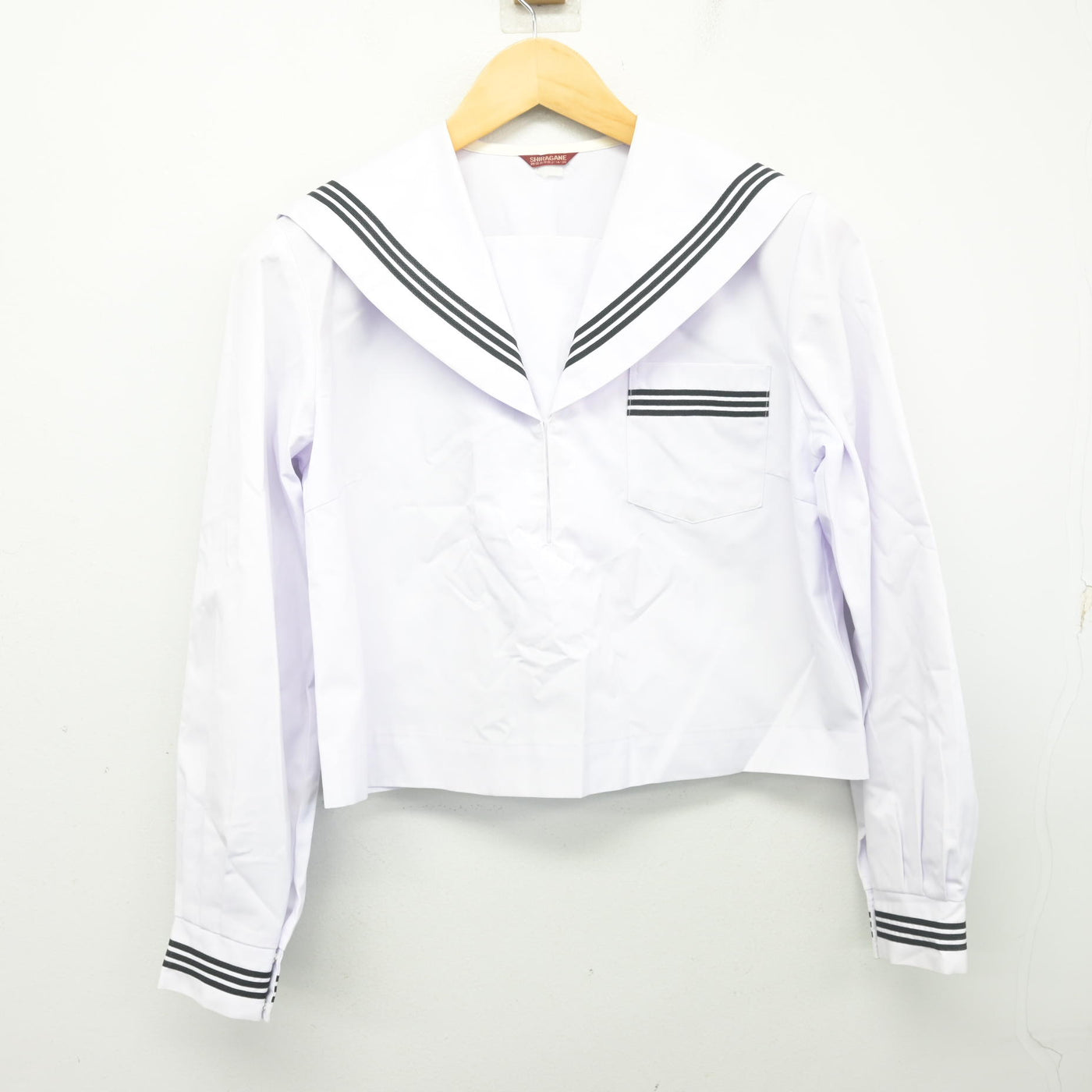 【中古】山口県 柳井高等学校 女子制服 2点 (セーラー服・スカート) sf103620