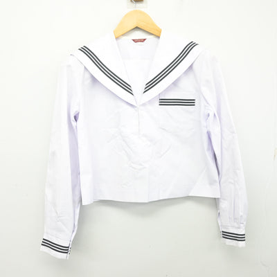 【中古】山口県 柳井高等学校 女子制服 2点 (セーラー服・スカート) sf103620