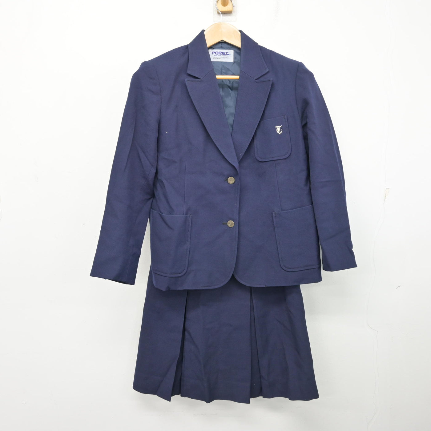 【中古】滋賀県 玉川高等学校 女子制服 2点 (ブレザー・スカート) sf103622