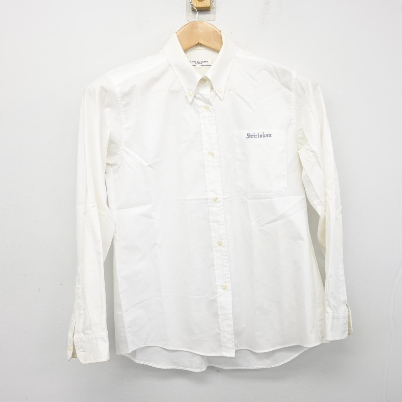 【中古】愛知県 清林館高等学校 女子制服 2点 (ニット・シャツ) sf103627