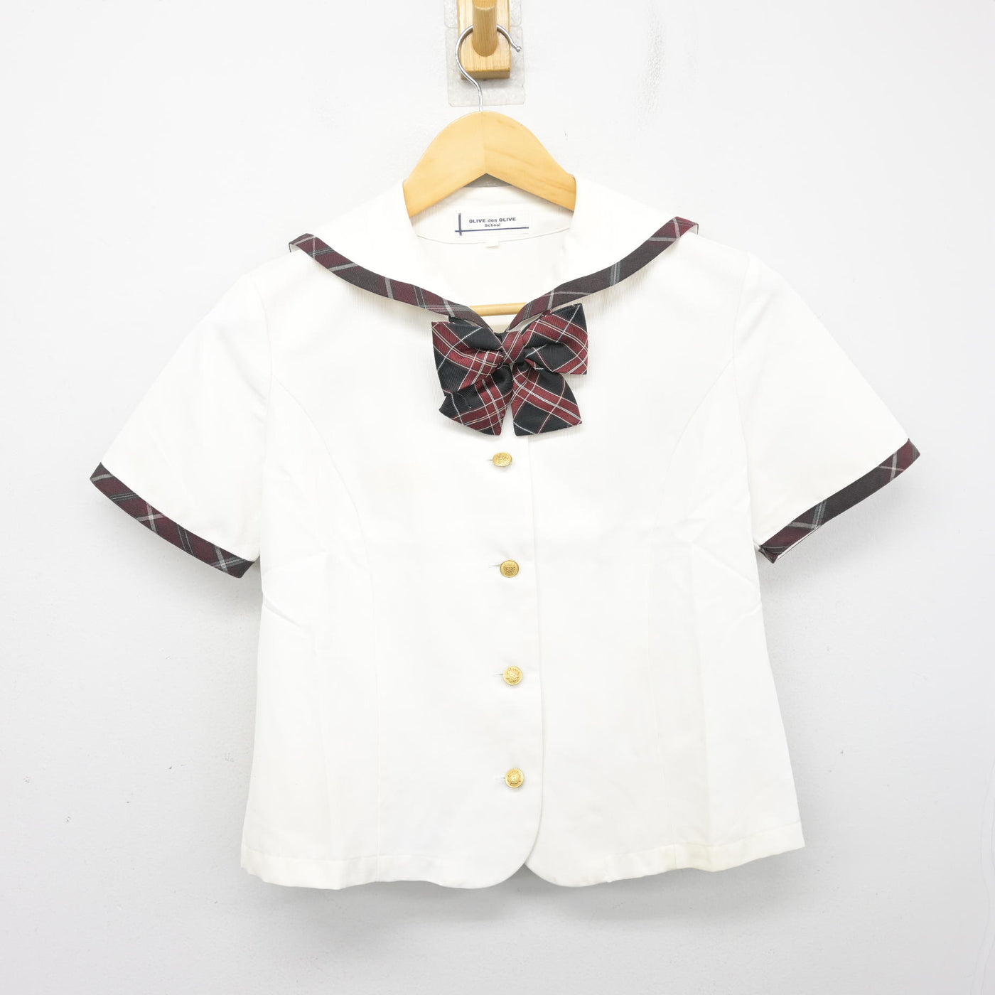 【中古】愛知県 清林館高等学校 女子制服 3点 (ブラウス・スカート) sf103628