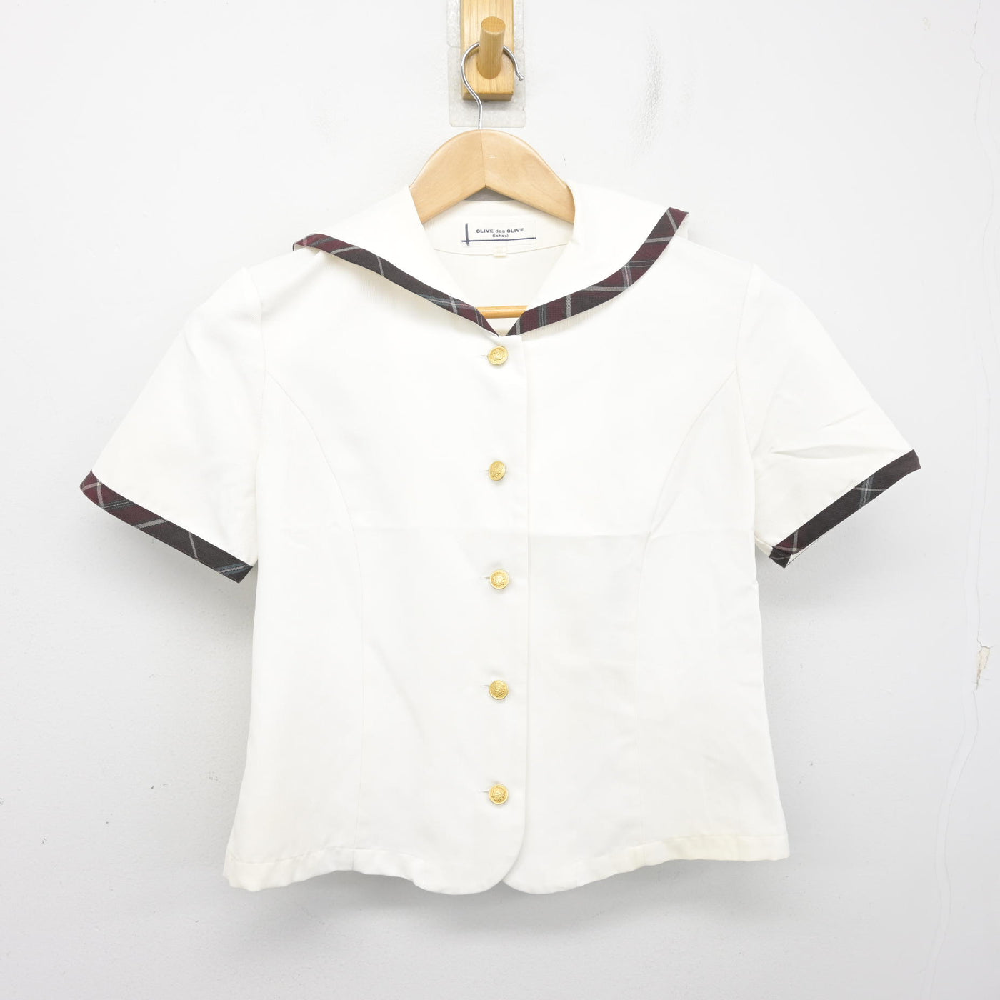 【中古】愛知県 清林館高等学校 女子制服 1点 (ブラウス) sf103633