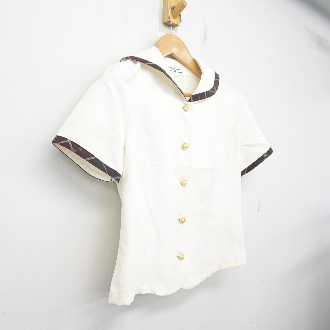 【中古】愛知県 清林館高等学校 女子制服 1点 (ブラウス) sf103633