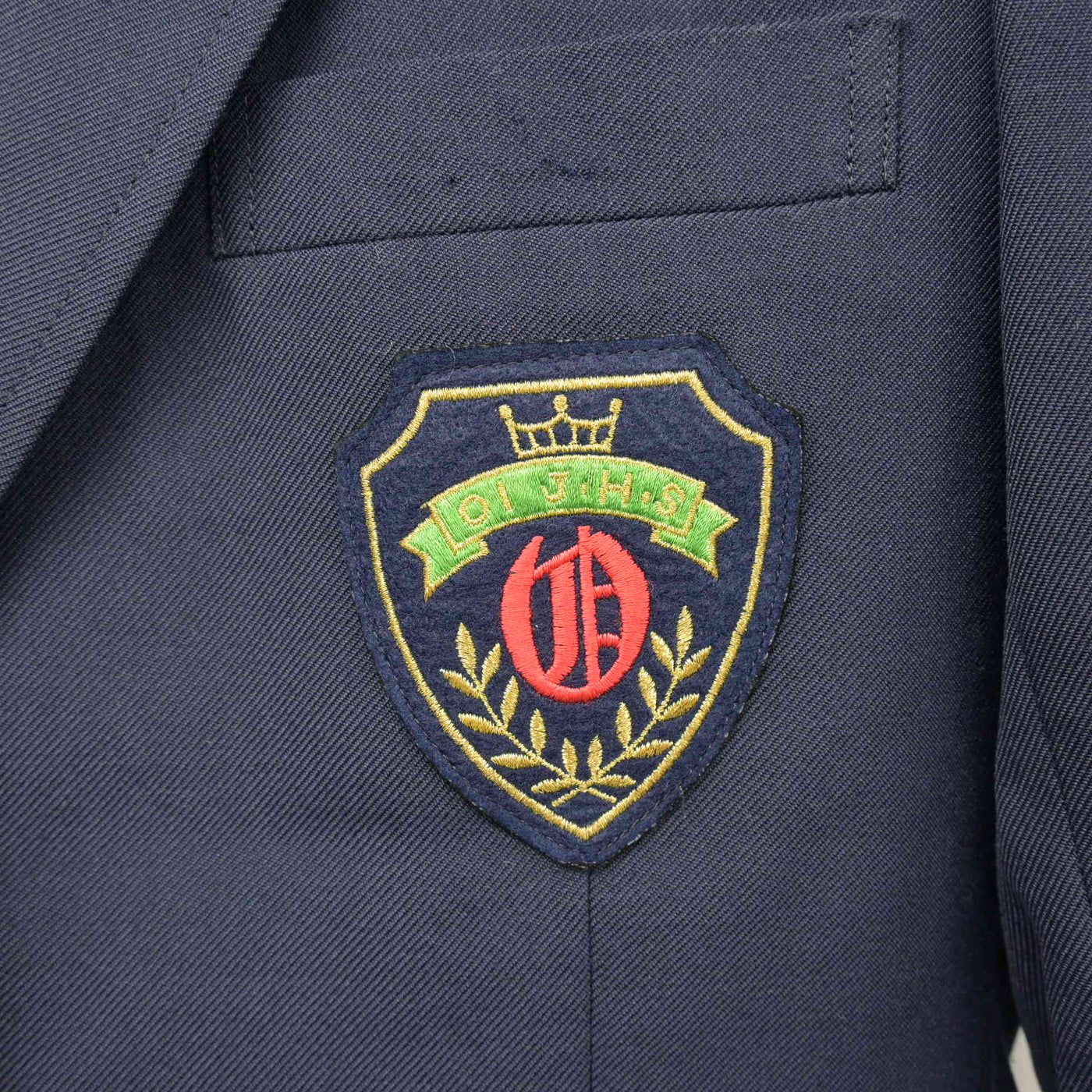 【中古】埼玉県 大井中学校 女子制服 3点 (ブレザー・ベスト・シャツ) sf103637