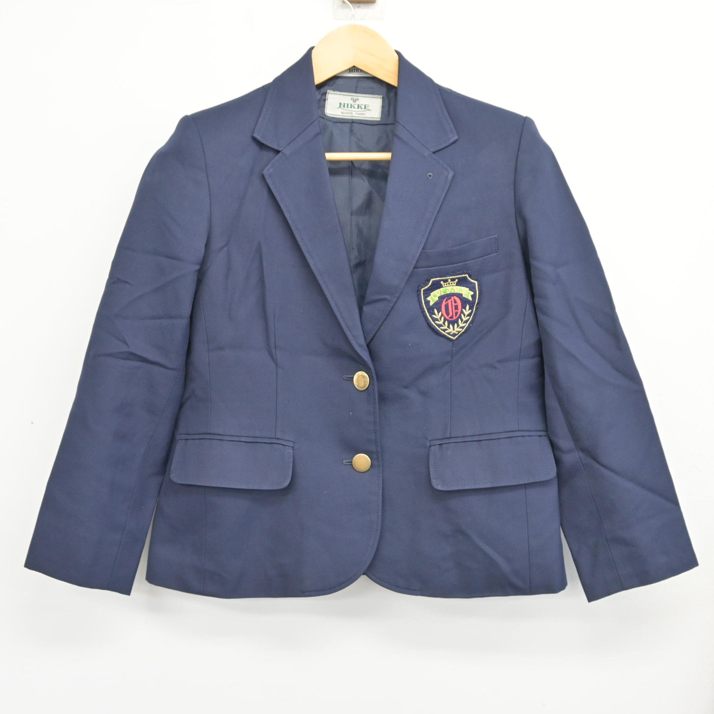 【中古】埼玉県 大井中学校 女子制服 3点 (ブレザー・シャツ・スカート) sf103640