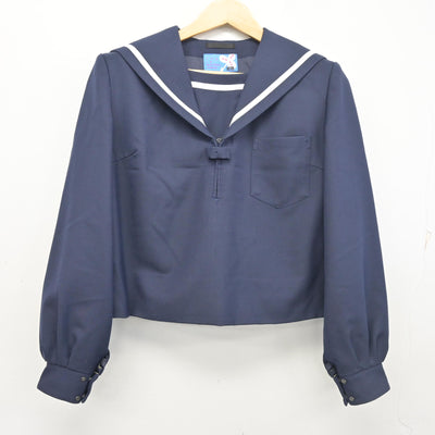 【中古】香川県 琴平中学校 女子制服 2点 (セーラー服・スカート) sf103650