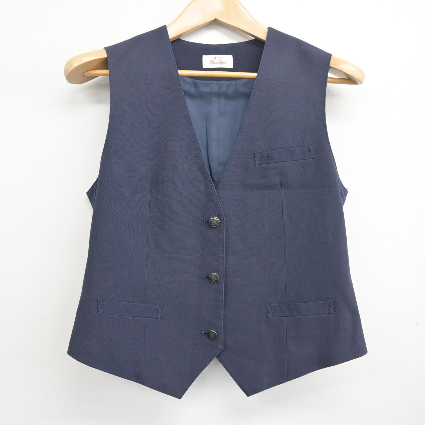 【中古】香川県 丸亀高等学校 女子制服 3点 (ベスト・シャツ・スカート) sf103657