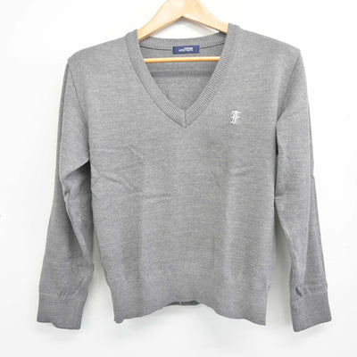 【中古】東京都 富士見高等学校 女子制服 2点 (ニット・ニットベスト) sf103666