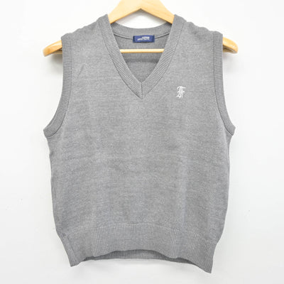 【中古】東京都 富士見高等学校 女子制服 2点 (ニット・ニットベスト) sf103666